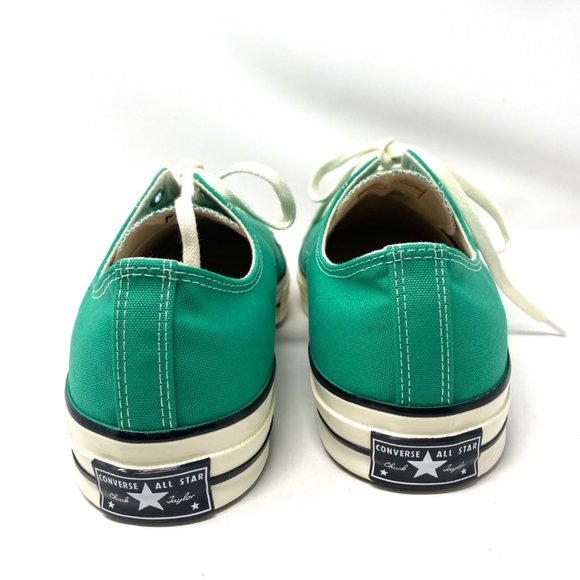 🎄SALE🎄 CONVERSE Men CHUNK 70 OX Court Green Canvas Low Top Cushion Sneaker - Picture 8 of 10
